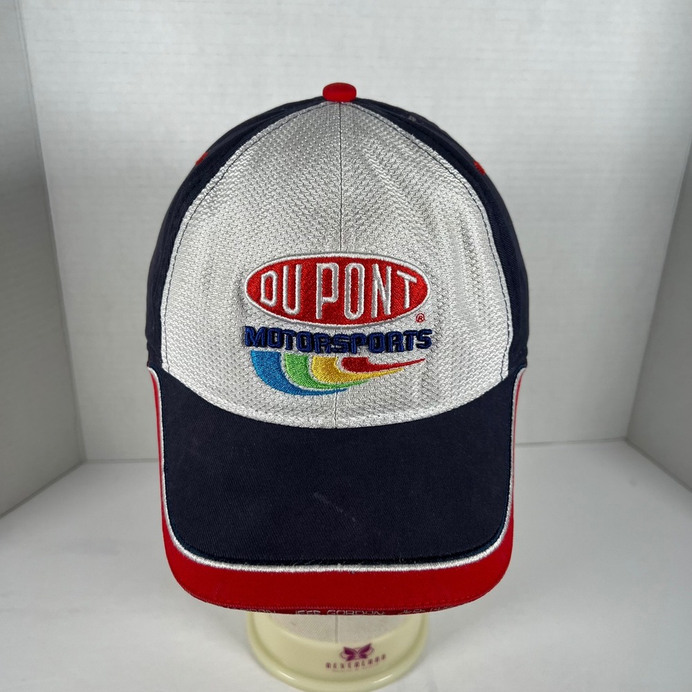 Jeff Gordon DuPont Motorsports NASCAR Hat Winners Circle #24 Navy Silver Red Cap